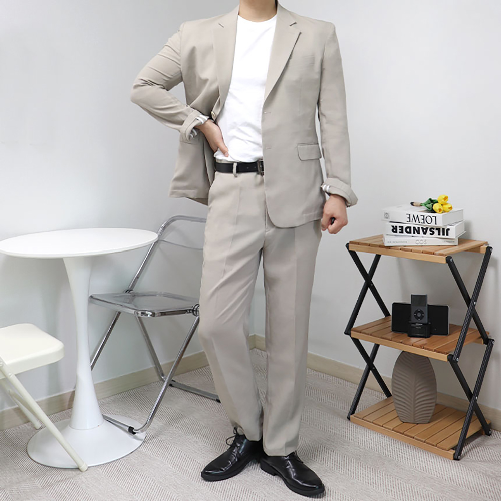 시어서커 쿨맥스 린넨 수트 여름 양복 정장