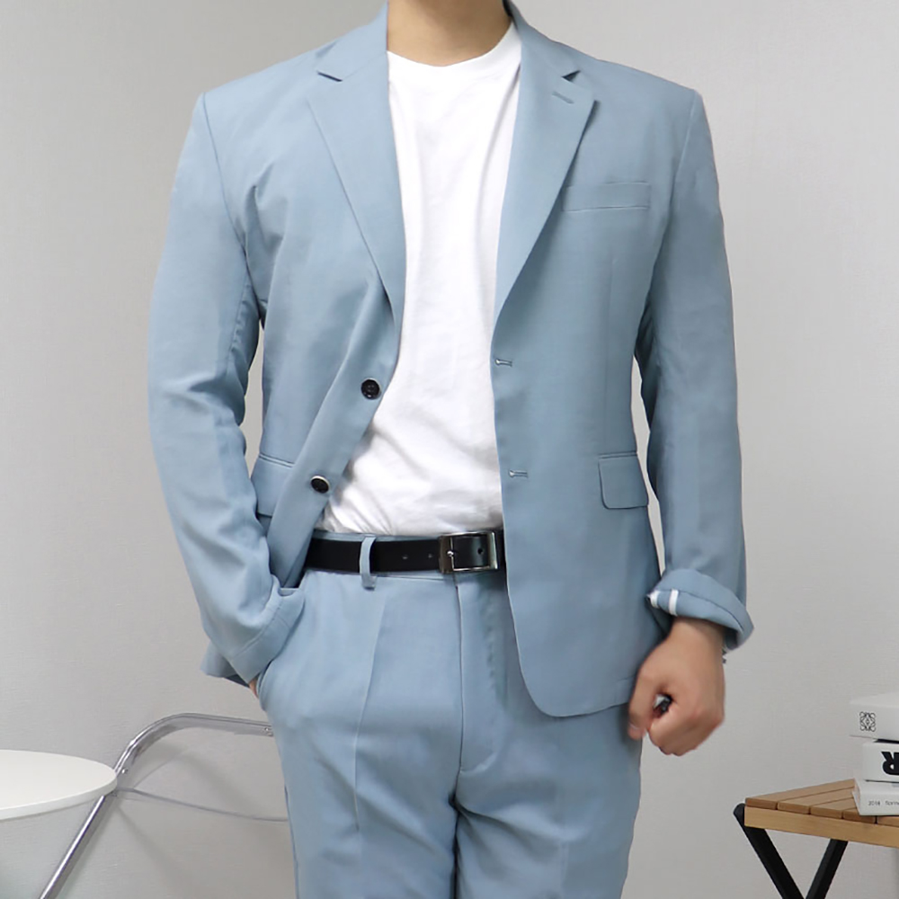 시어서커 쿨맥스 린넨 수트 여름 양복 정장