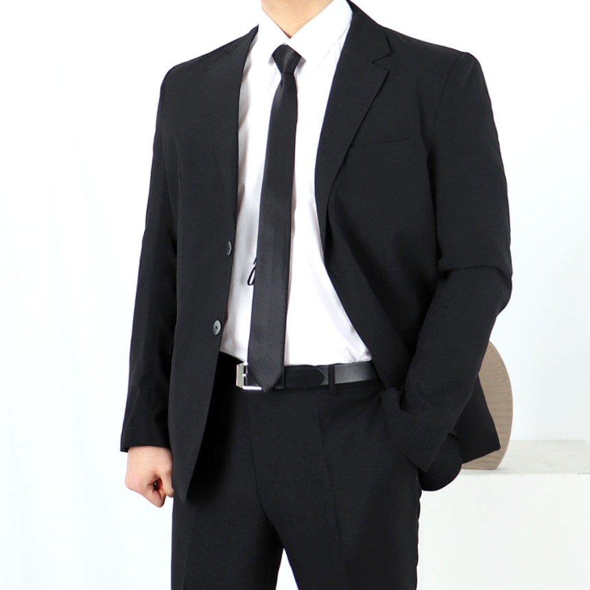 남자 린넨 셋업 쿨맥스 면접 정장 시어서커 수트