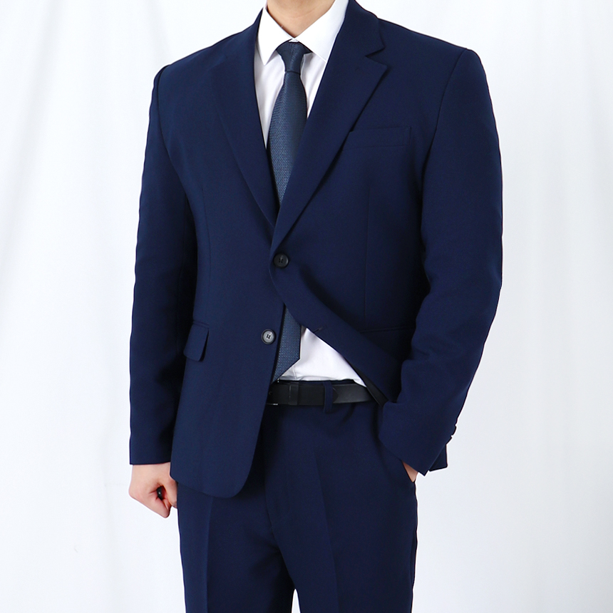남자 면접 겨울 장례식 세미 블랙 정장