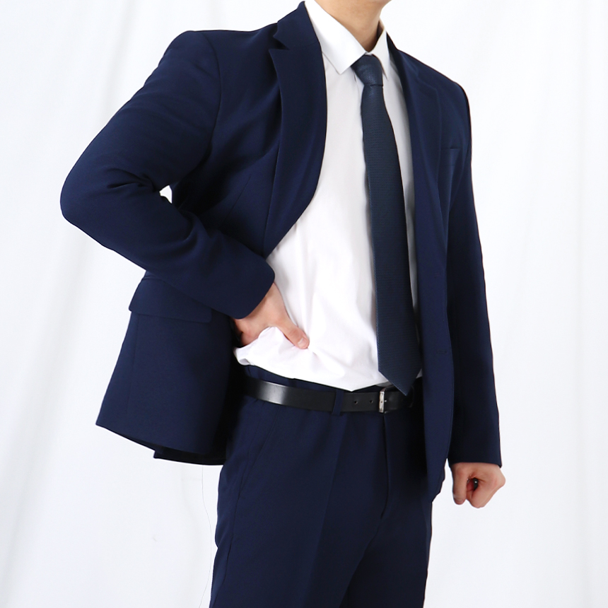 남자 면접 겨울 장례식 세미 블랙 정장