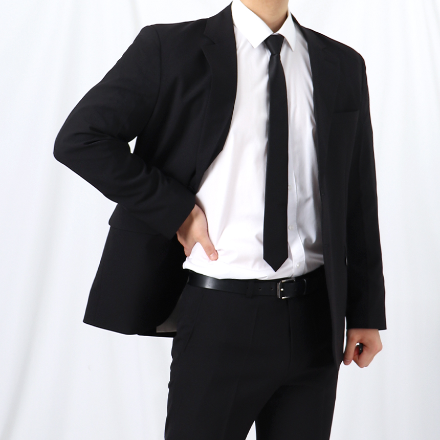 남자 결혼식 장례식 정장 블랙 면접 수트
