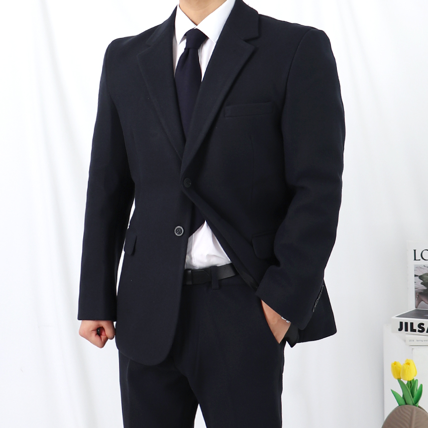 남자 캐시미어 겨울 양복 셋업 울수트 정장