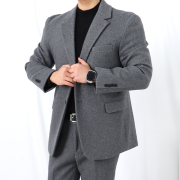 남자 캐시미어 겨울 양복 셋업 울수트 정장