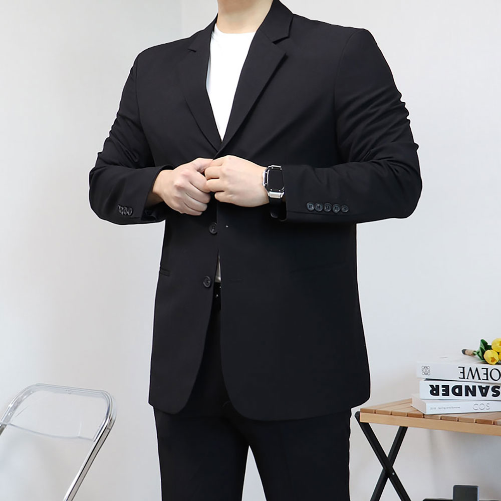 남자 결혼식 하객룩 오버핏 빅사이즈 수트