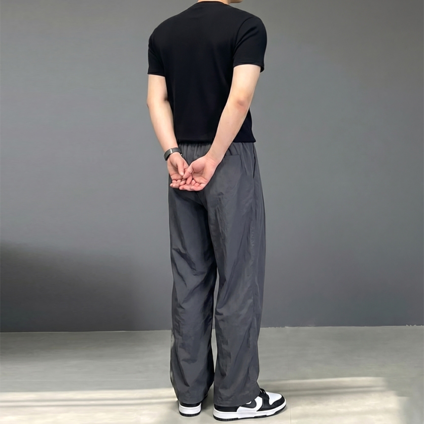 나일론 와이드 여름 파라슈트 고프코어 팬츠