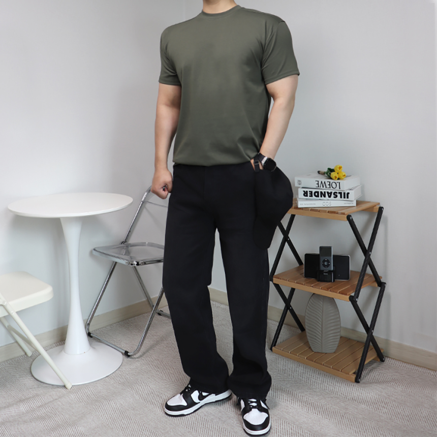 남자고무줄청바지 쿨데님 통큰청바지