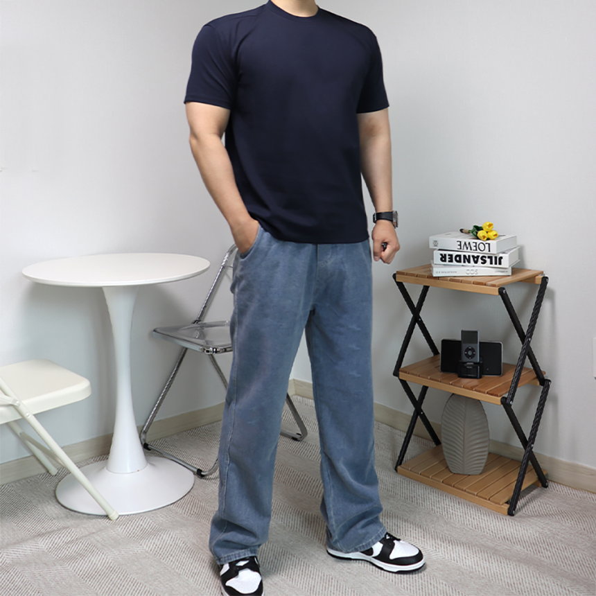 남자고무줄청바지 쿨데님 통큰청바지