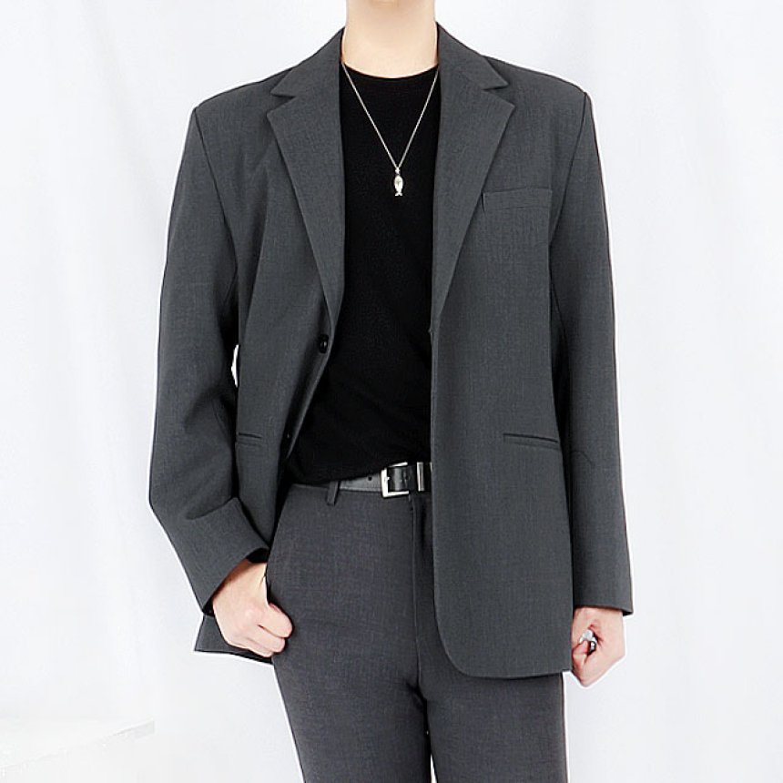 남자오버핏블레이저 남자 블레이저 콤비자켓