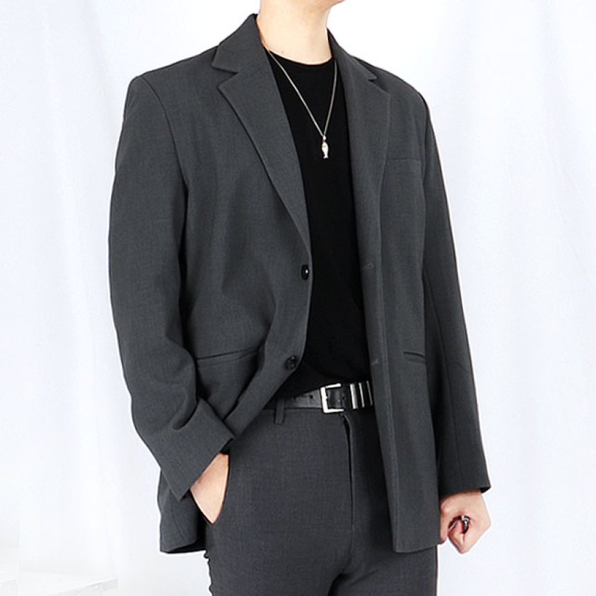 남자오버핏블레이저 남자 블레이저 콤비자켓
