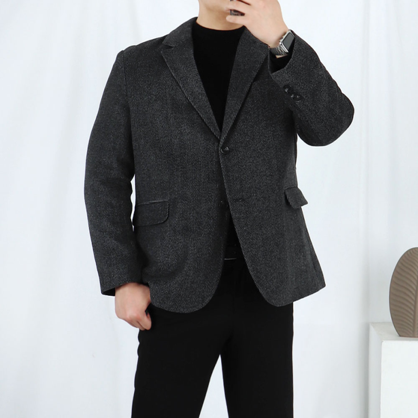 남자헤링본자켓 오버핏블레이저 콤비자켓