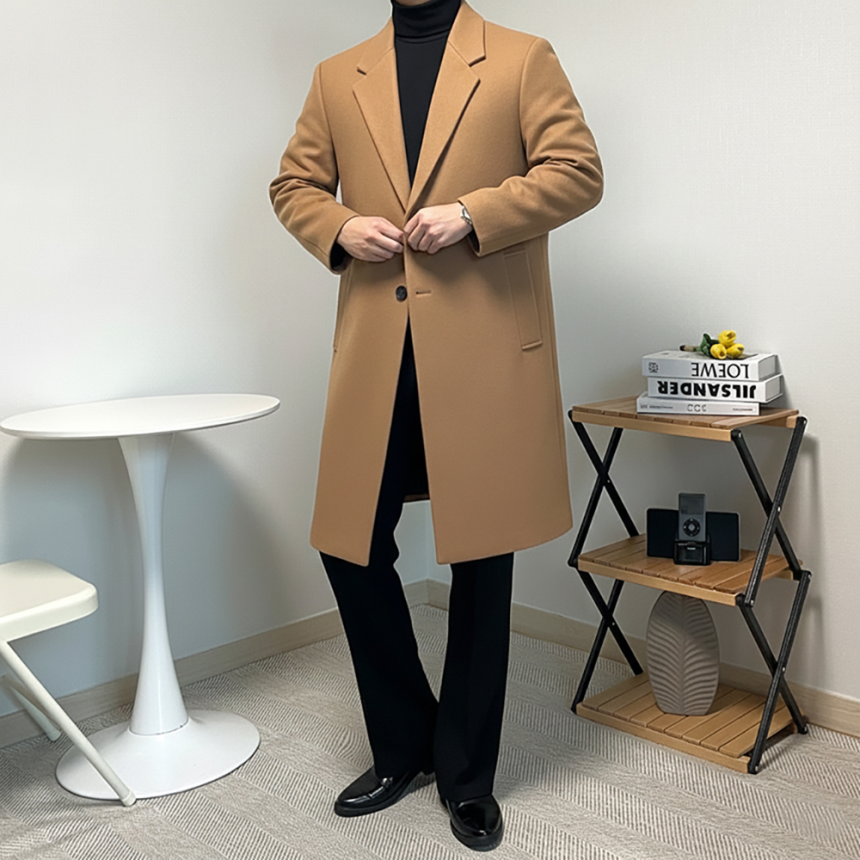 남자캐시미어반코트 남자반코트