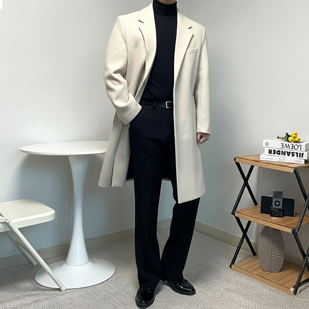 남자캐시미어반코트 남자반코트