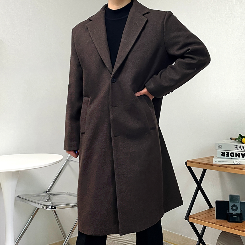 체스터필드코트 남자아이보리코트 체스터코트