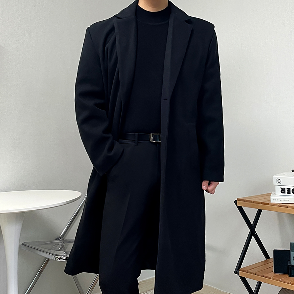 체스터필드코트 남자아이보리코트 체스터코트