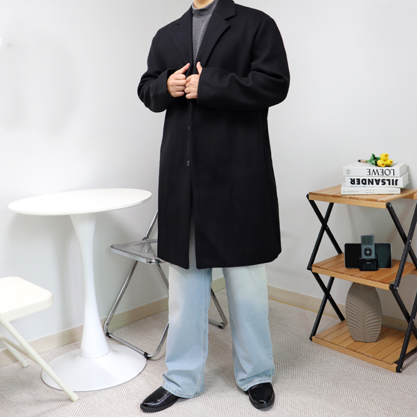 체스터필드코트 남자카멜코트