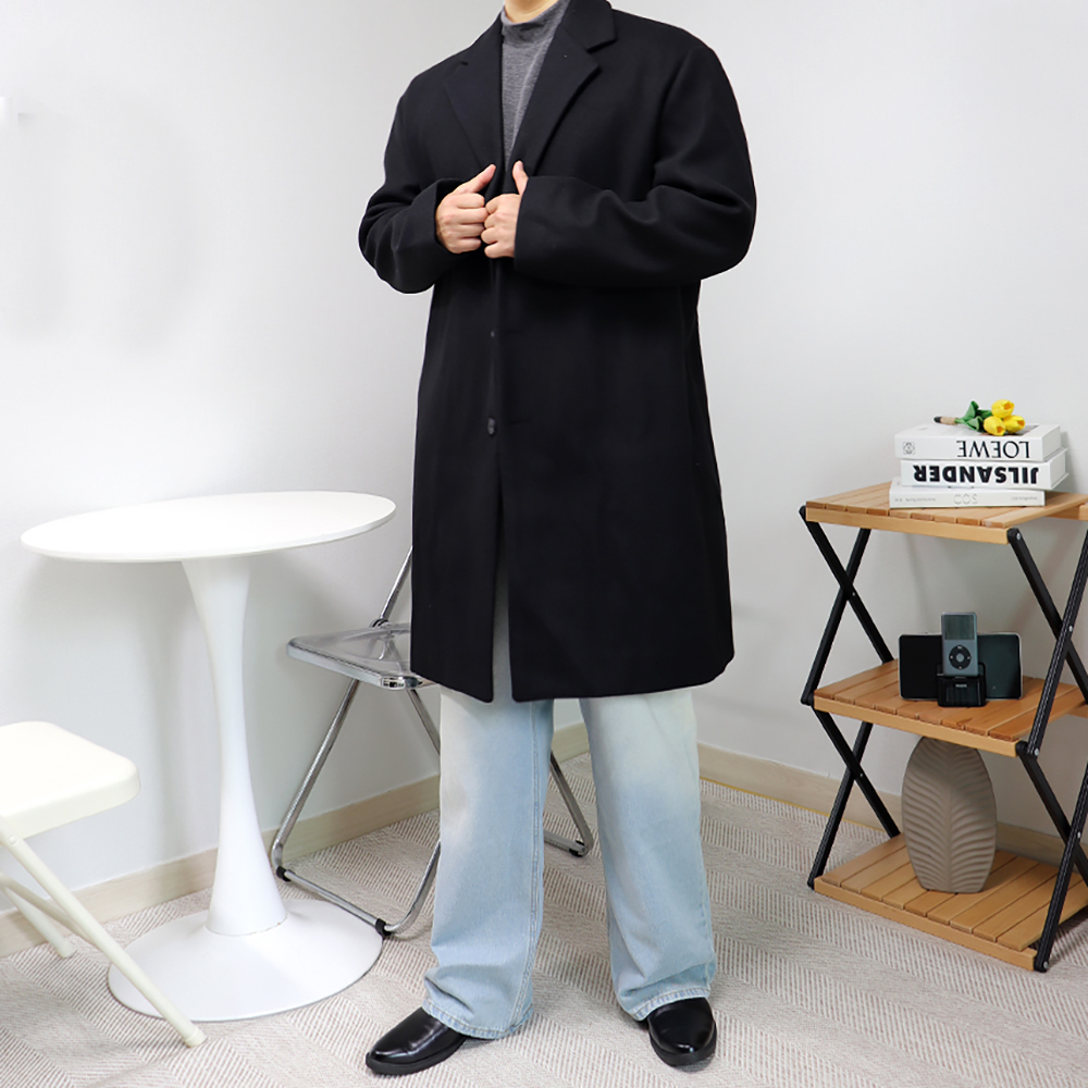 체스터필드코트 남자카멜코트