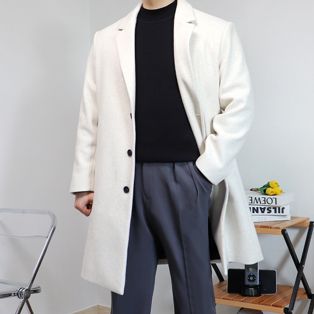 체스터필드코트 남자반코트 남자피코트