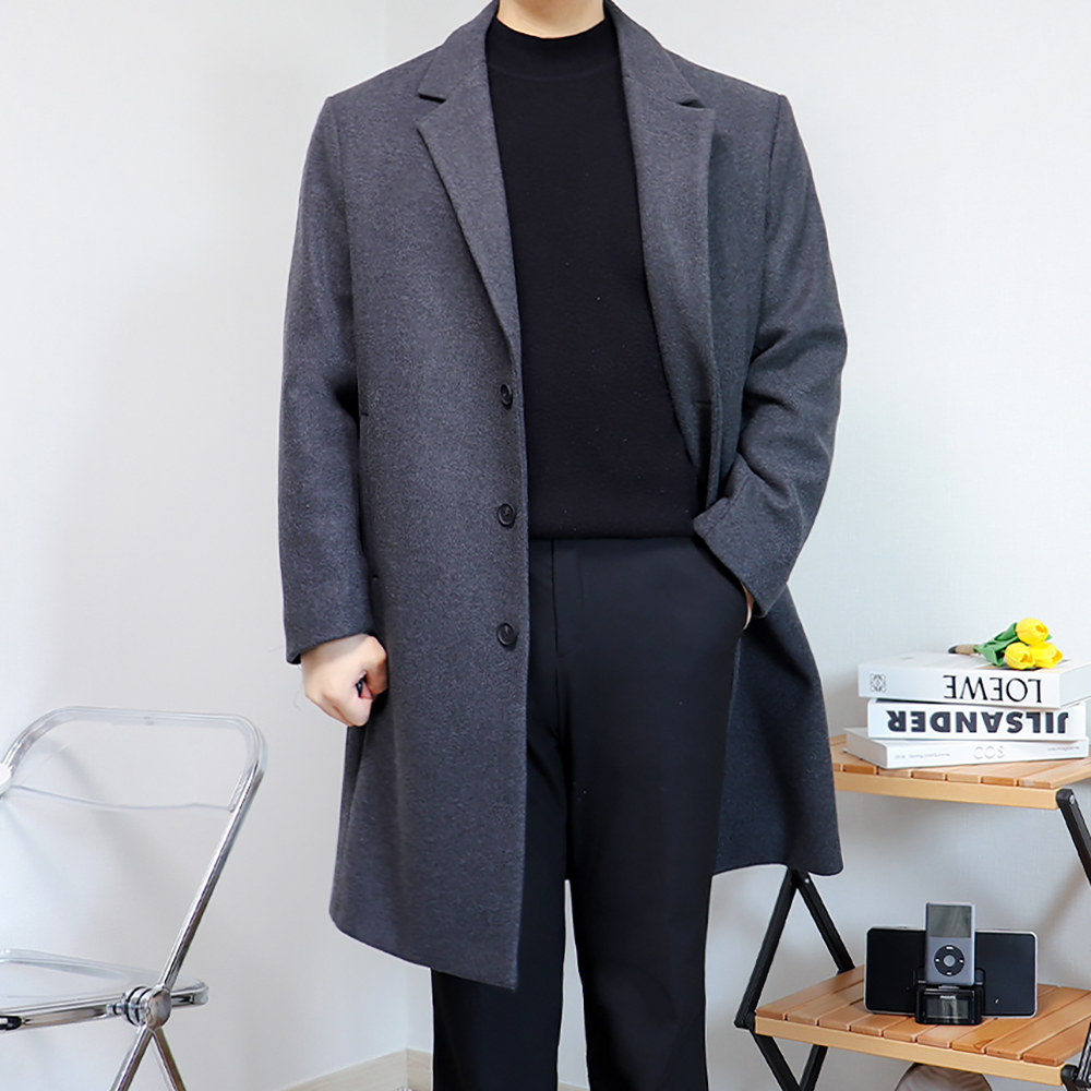 체스터필드코트 남자반코트 남자피코트