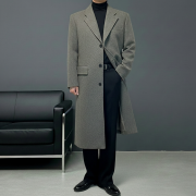 남성오버핏롱코트 체스터코트