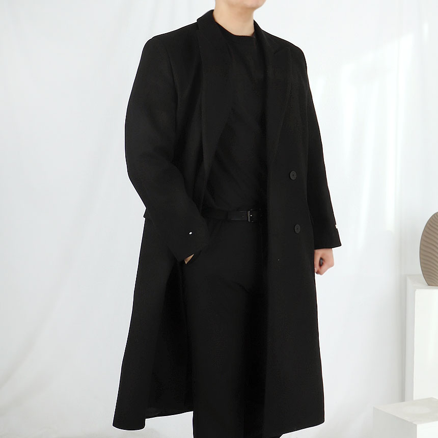 도깨비 남자오버핏롱코트 체스터필드코트