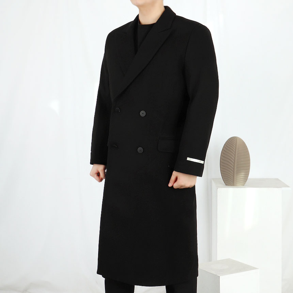 도깨비 남자오버핏롱코트 체스터필드코트