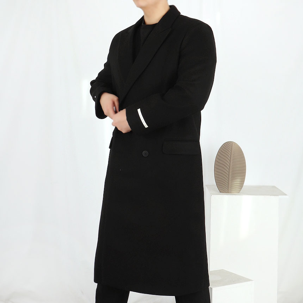 도깨비 남자오버핏롱코트 체스터필드코트