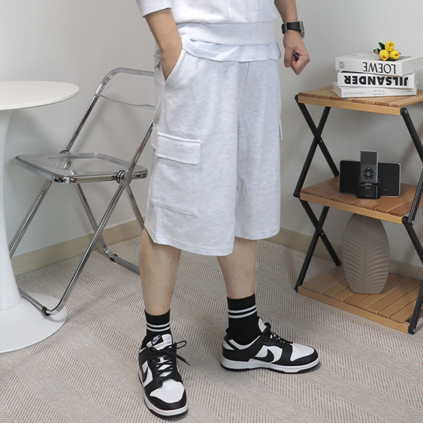 헬스버뮤다팬츠 7부반바지 카고반바지