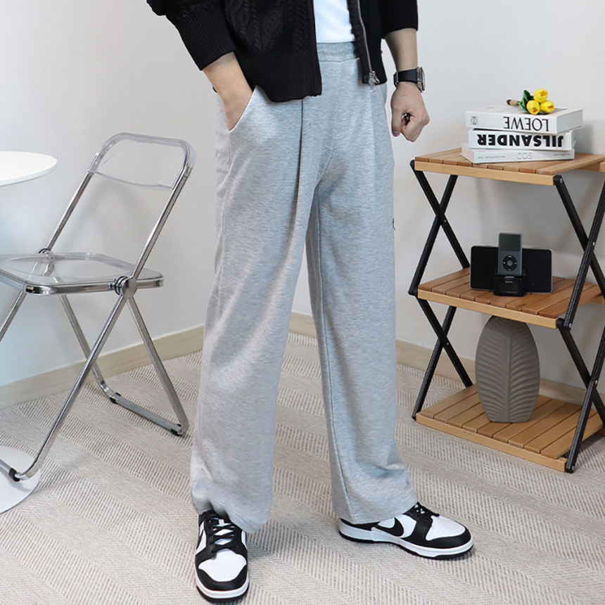 회색트레이닝바지 헬스긴바지