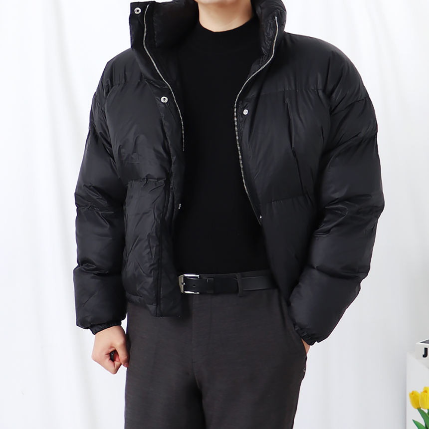 남자중학생패딩 남자크롭패딩 하이넥