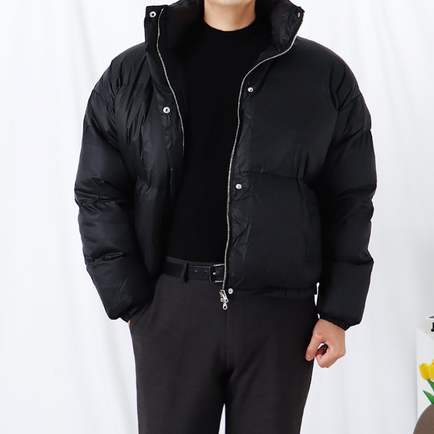 남자중학생패딩 남자크롭패딩 하이넥