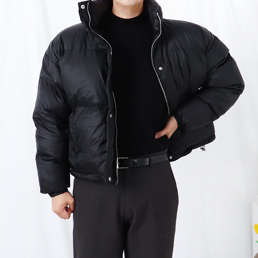 남자중학생패딩 남자크롭패딩 하이넥