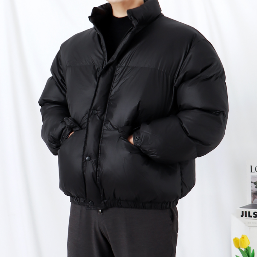 유광패딩 남자크롭패딩 남자사파리점퍼