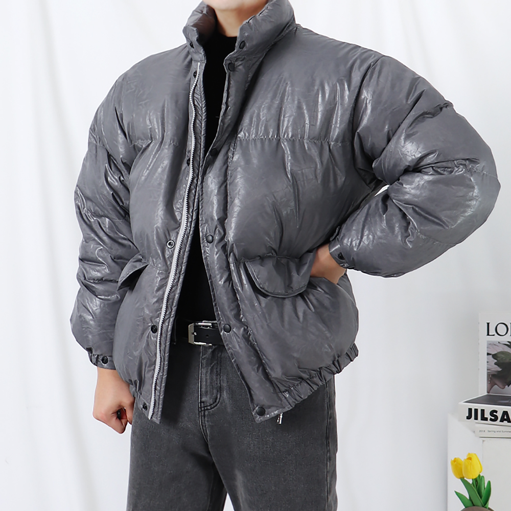 유광패딩 남자크롭패딩 남자사파리점퍼