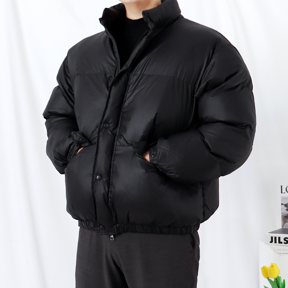 유광패딩 남자크롭패딩 남자사파리점퍼