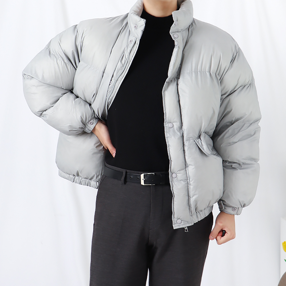 유광패딩 남자크롭패딩 남자사파리점퍼