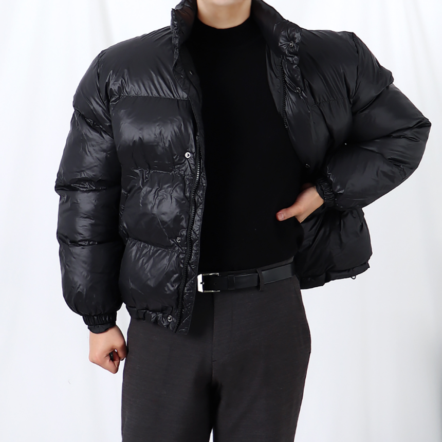 남자유광패딩 남자크롭패딩