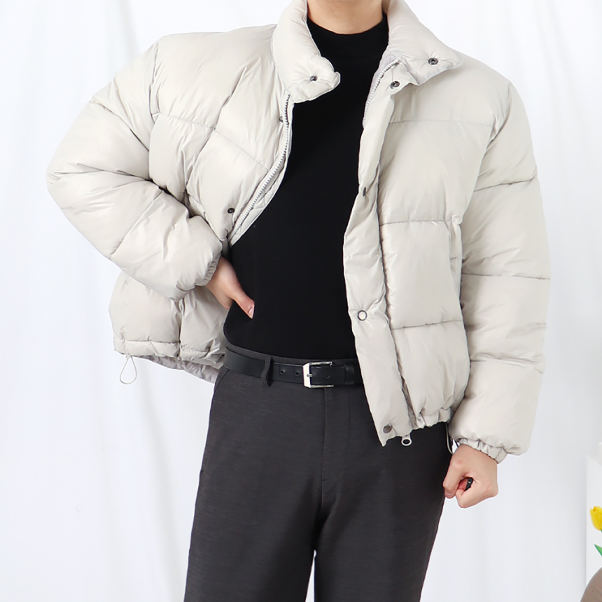 남자유광패딩 남자크롭패딩