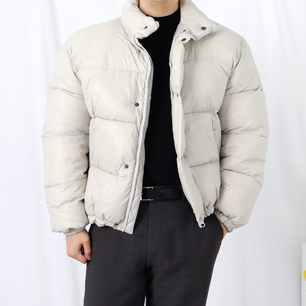 남자유광패딩 남자크롭패딩
