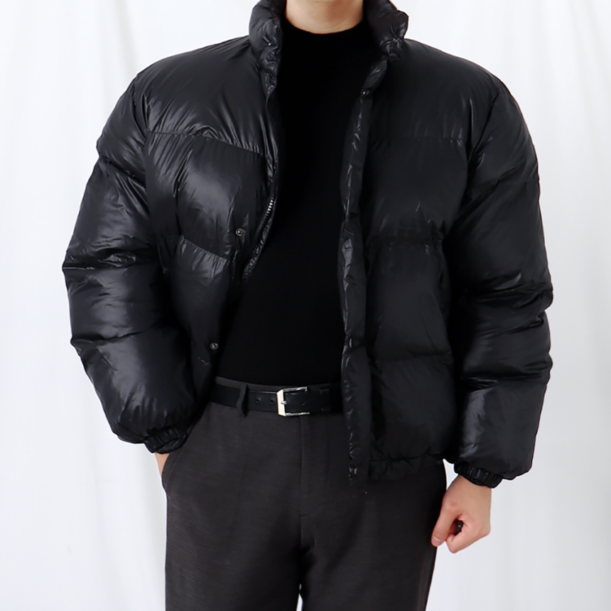 남자유광패딩 남자크롭패딩