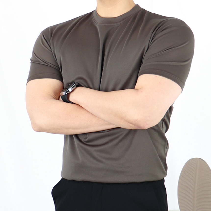 쿨티셔츠 10수반팔티 머슬핏 냉장고반팔