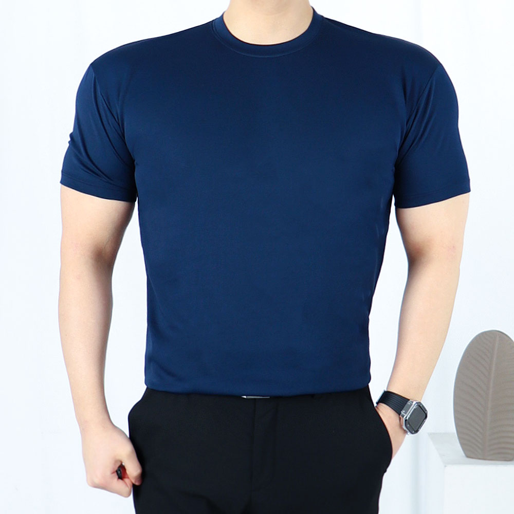 쿨티셔츠 10수반팔티 머슬핏 냉장고반팔