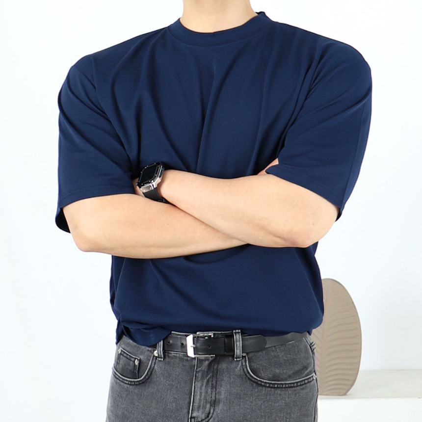 10수반팔티 두꺼운반팔티 짐웨어오버핏