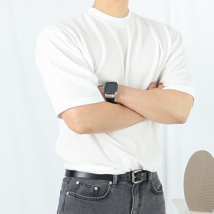 10수반팔티 두꺼운반팔티 짐웨어오버핏