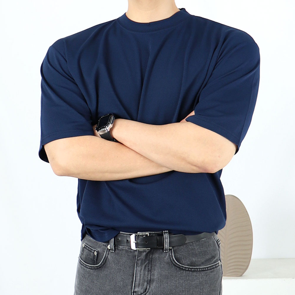 10수반팔티 두꺼운반팔티 짐웨어오버핏