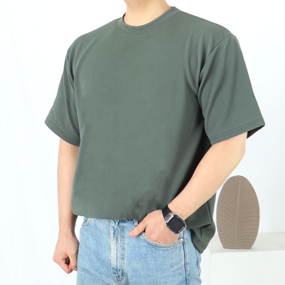 10수반팔티 두꺼운반팔티 짐웨어오버핏