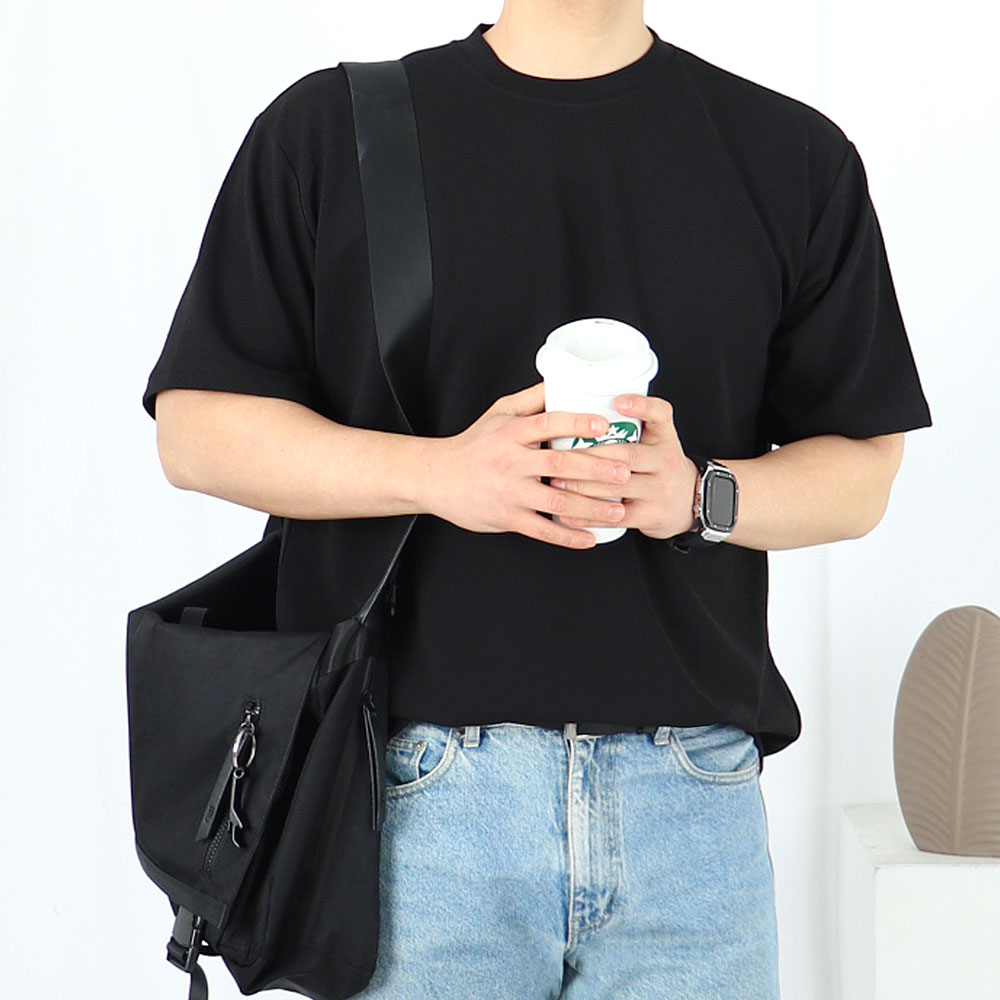 10수반팔티 두꺼운반팔티 짐웨어오버핏