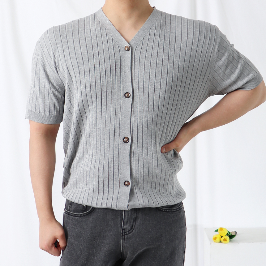 남자반팔가디건 남자여름가디건