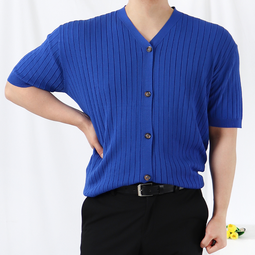 남자반팔가디건 남자여름가디건