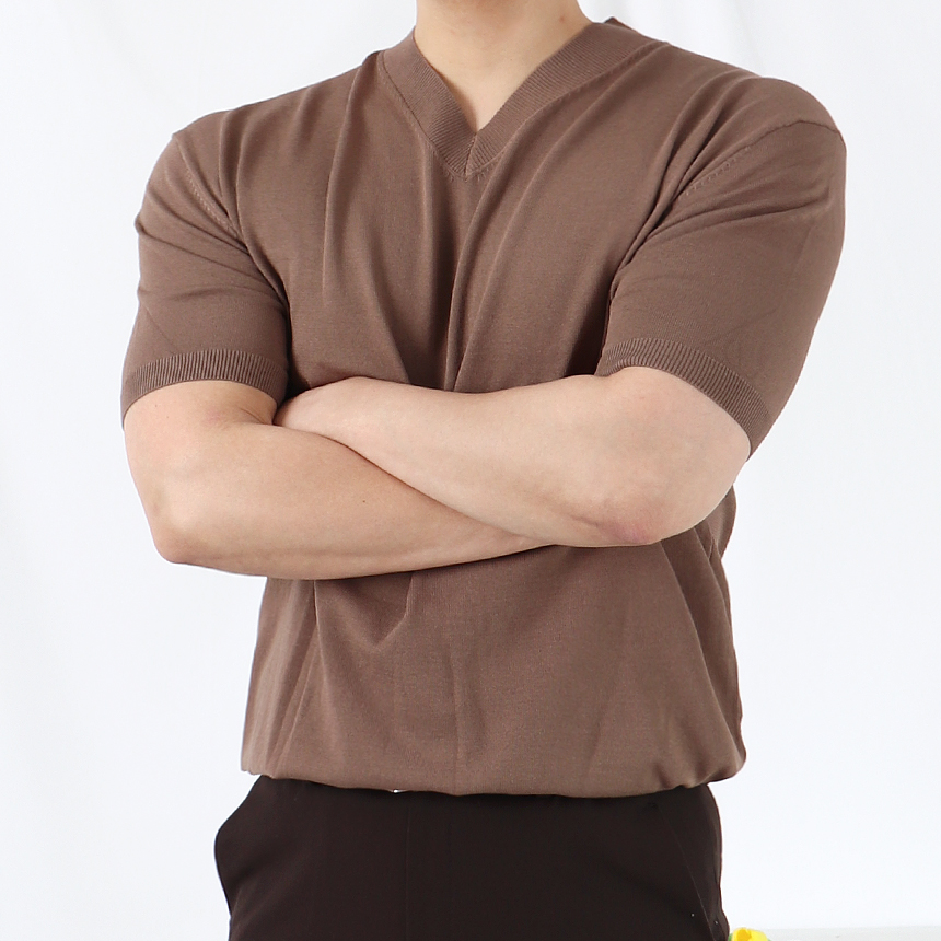 남자브이넥니트 남자린넨니트 워셔블